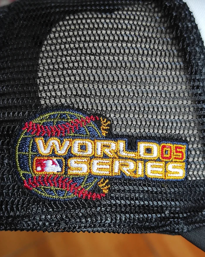 47Brand Chicago White Sox black white world series foam Trucker Snapback