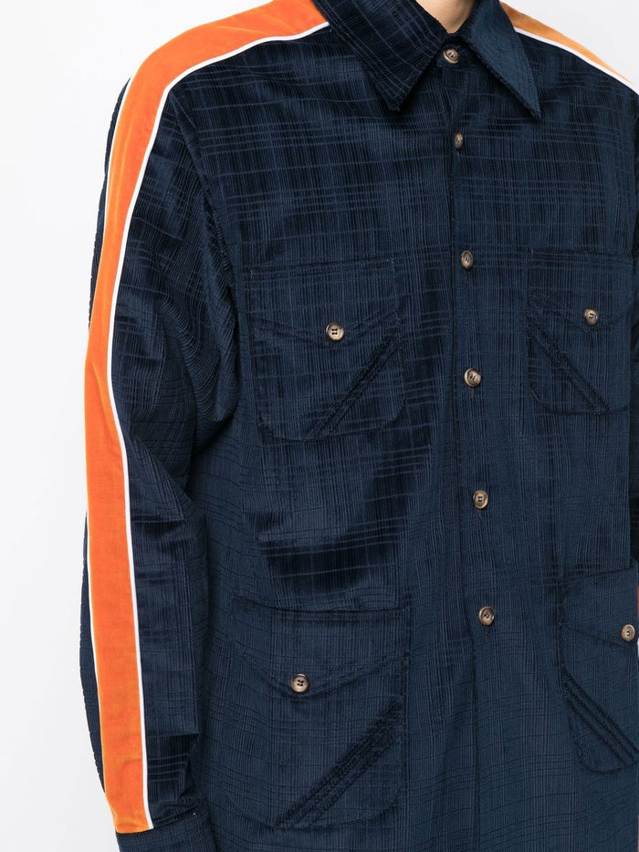 AHLUWALIA Bnaebi Jacket Navy - MAISONDEFASHION.COM