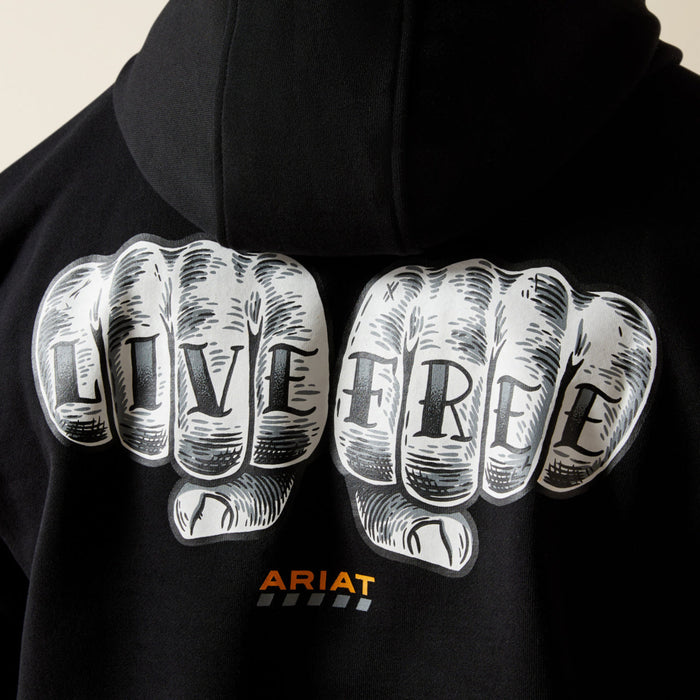 Ariat Men's Rebar Workman Bare Knuckle Hoodie Sweatshirts & Hoodies Ariat