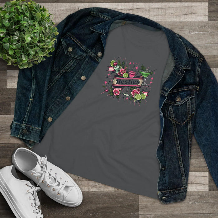Besties - Three Cocktails - Women's Softstyle Tee - Whippie's