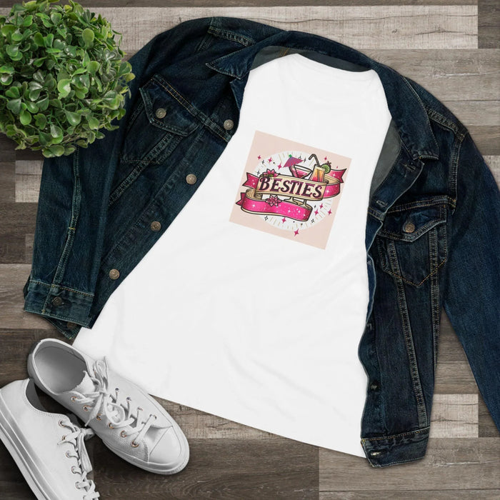 Besties - Two Pink Cocktails - Women's Softstyle Tee - Whippie's