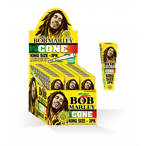 BOB MARLEY | CONES KING SIZE | 3PK