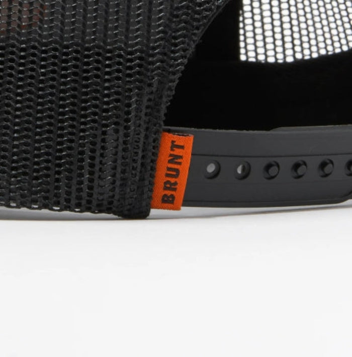 BRUNT Men's Flat Brim Pencil Holder Snapback Cap Hats & Caps BRUNT