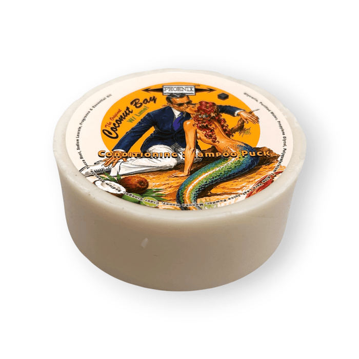 Coconut Bay w/ Lime Conditioning Shampoo Puck | A Phoenix Shaving Classic! - Phoenix Artisan Accoutrements