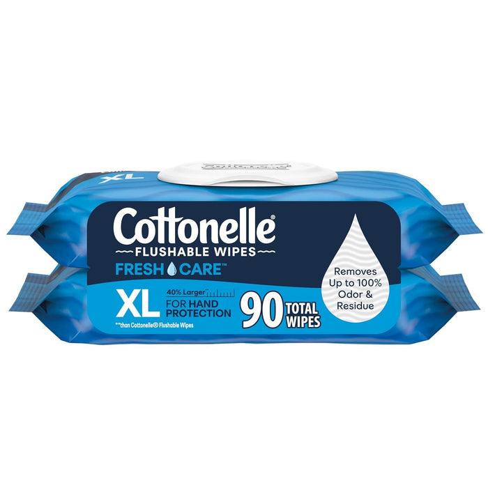 Cottonelle Freshcare Flushable Wipes, Scented
