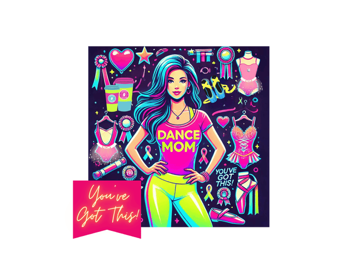 Dance Mom Magic (Blue Hair Mom) - A Colorful Celebration π - Women's Softstyle Tee - Whippie's