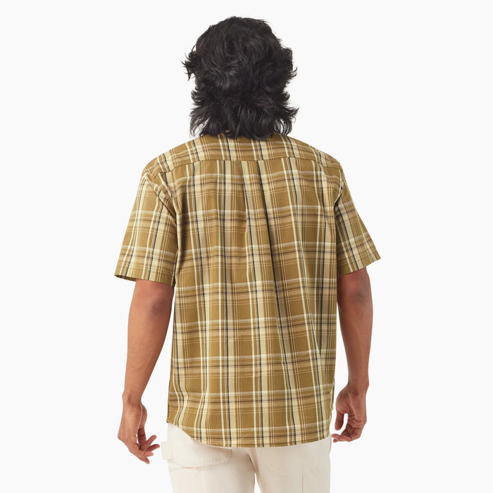 Dickies Men's FLEX Woven Short Sleeve Button-Down Shirt Work Shirts Dickies