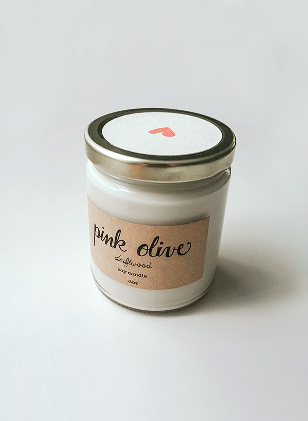 driftwood soy candle
