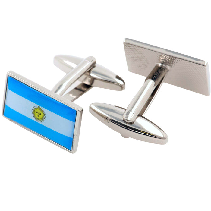 Flag of Argentina Cufflinks Novelty Cufflinks Clinks