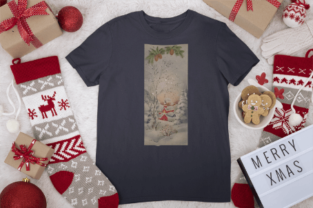 Glittery Winter Village Tee - Sparkle This Season! β¨π Women's Softstyle Tee - Whippie's