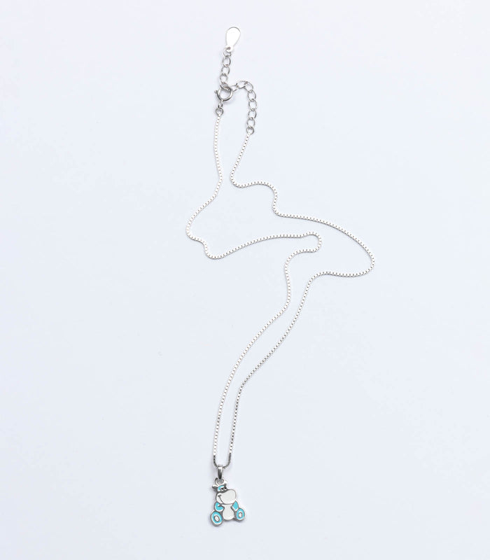 Hippo Necklace (Silver)