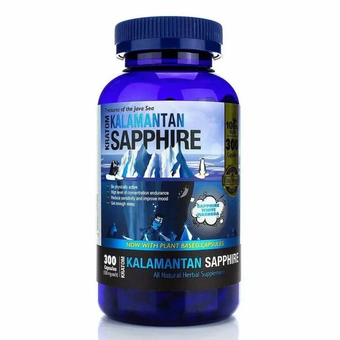 KALAMANTAN SAPPHIRE BUMBLE BEE KRATOM | 300 CAPSULES