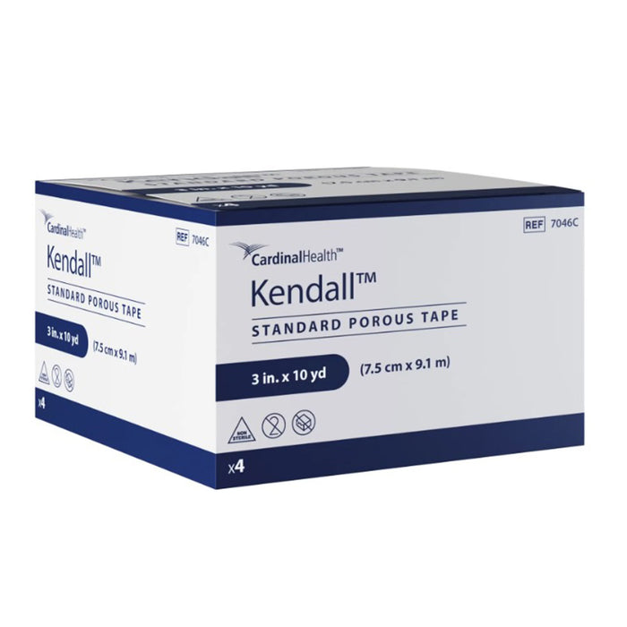 Kendall Standard Porous Tape, Non-Sterile, Cloth, 3" x 10 Yard
