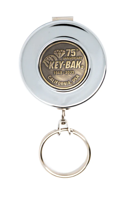 Key-Bak Limited Edition 75th Anniversary Original Retractable Keychain - Ironworkergear