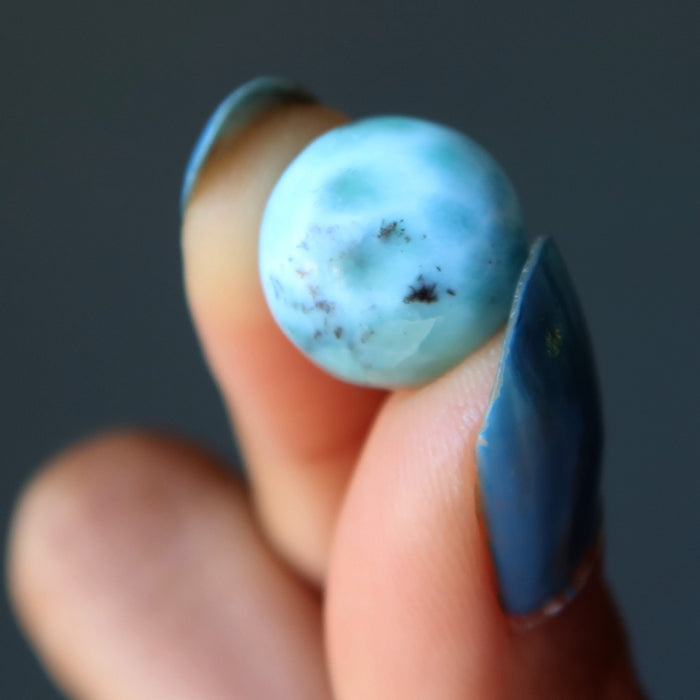 turtle back larimar sphere