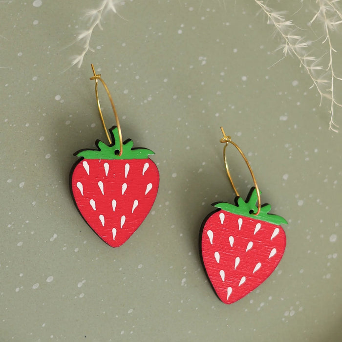 Le Chic Miami - Strawberry Dangle Earrings