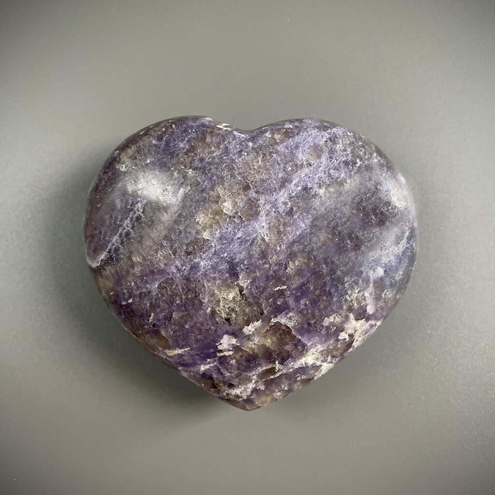 Lepidolite Heart Crystal