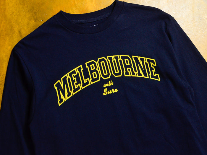 Letterman Long Sleeve T-Shirt - Navy