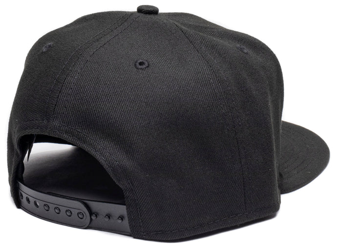 Los Angeles dodgers Gray Bottom City Art Side Patch New Era 9Fifty Snapback - Black