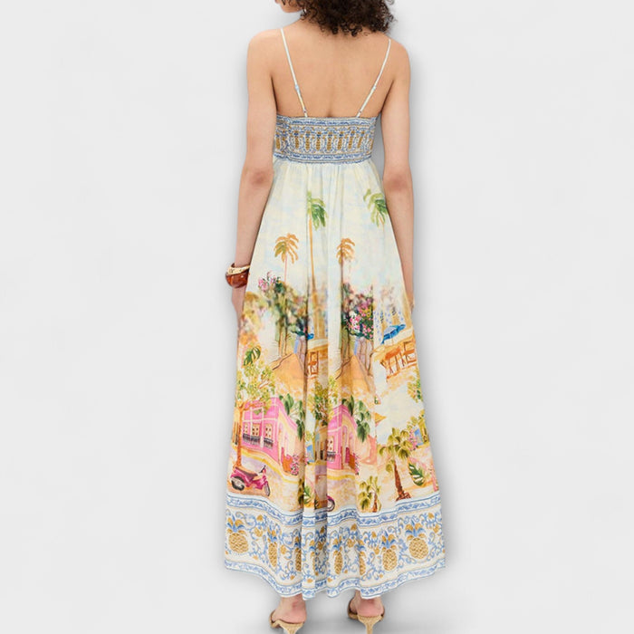 Lumen - Aracati Multicolor Maxi Dress