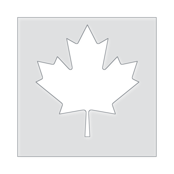Maple Leaf Acrylic Router Template