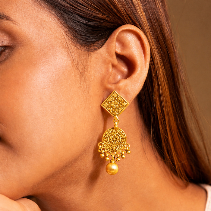 Mizoya Mandala Drop Earrings
