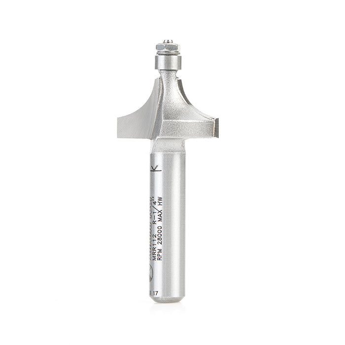 MRR112 Amana Tool 1/4" Round Over Bit with 3/16" Bearing, 5 Pack