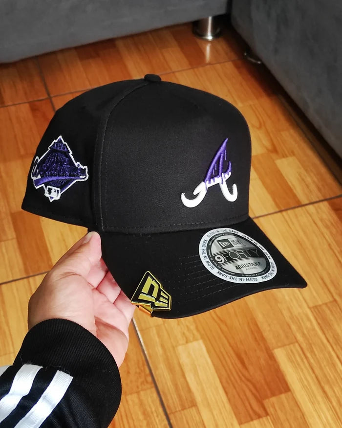 New Era Atlanta Braves 'Drip' 9FORTY A-Frame Snapback