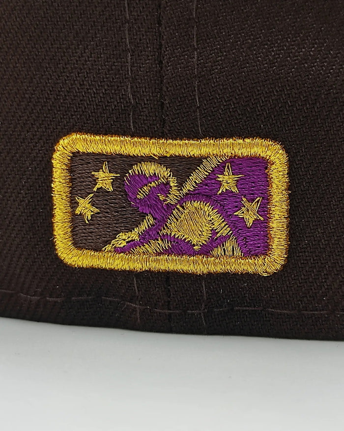 New Era Fresno Grizzlies Burnt Purple Cord Prime Two Tone 59 Fifty