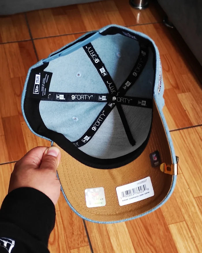 New Era Las Vegas Raiders DENIMđź‘–super Bowll 9FORTY AFRAME