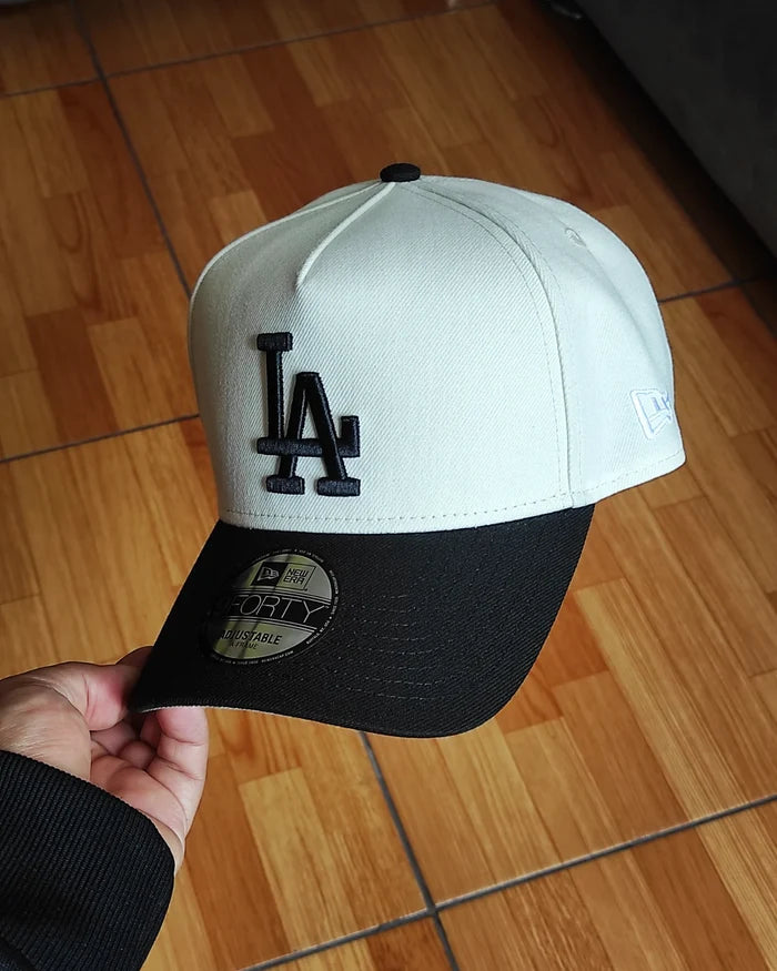 New Era Los Angeles Dodgers Chrome black 9 FORTY A-FRAME