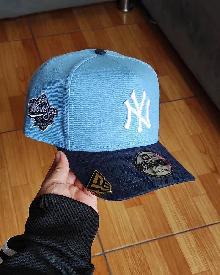 New Era New York Yankees World series 1999 SKY/Blue Two tone 9FIFTY A-FRAME Snapback