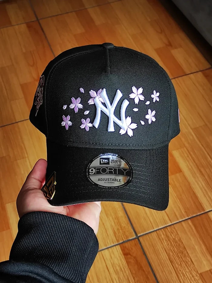 New Era New York Yankees world series sakura🌸 BLACK 9forty a frame