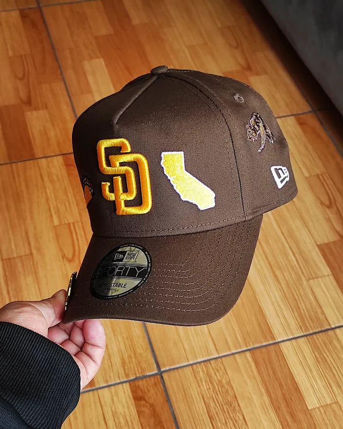 New Era San Diego Padres city transt 🐻🌮 Brown 9 forty A-FRAME