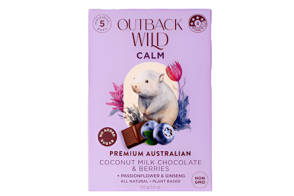 Outback Wild Wellness Chocolates - Simple Australia - Premium Australian coconut milk chocolate with berries