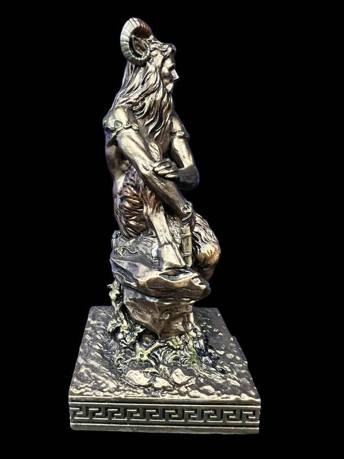 Pan, Greek God of the Wild, Miniature Statue by Veronese Design - Raven's Cauldron
