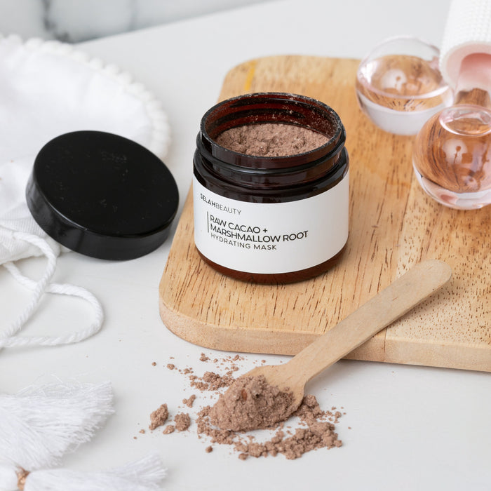 Raw Cacao + Marshmallow Root Anti-aging Mask