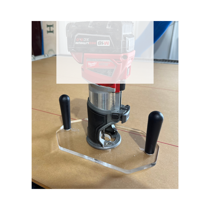 Router Base Plate With Handles For DeWalt DWP611 and DCW600B Trim Router