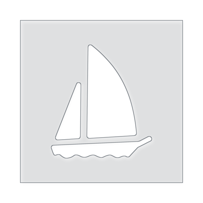 Sailboat Acrylic Router Template