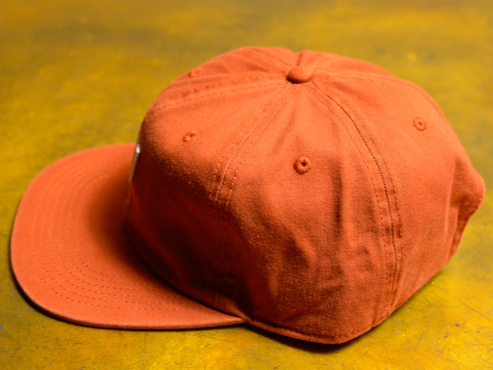 SM Patch 6 Panel Flat Brim Cap - Clay