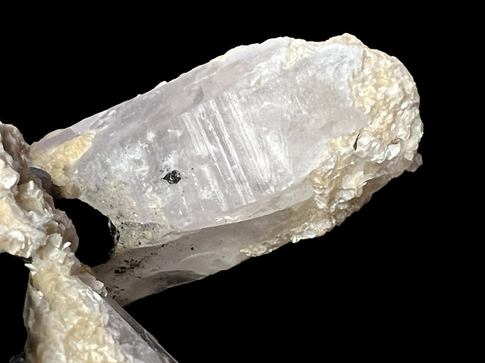 Smoky Quartz Lemurian Point with Schorl (Black Tourmaline) Crystals - 691 grams - Raven's Cauldron
