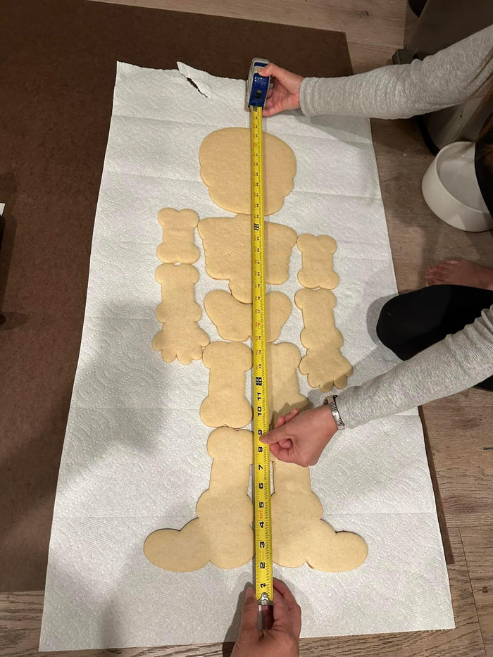 X-Large Build-a-Skeleton Cookie Cutters (almost 3 feet tall)