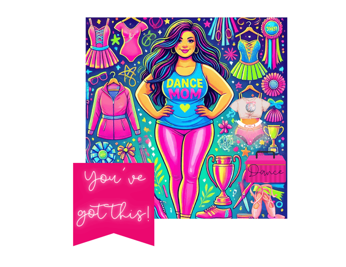 You've Got This! Dance Mom (Curvy Mom) - A Spark ling Performance ⭐️- Women's Softstyle Tee - Whippie's