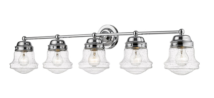 Vanity Z-Lite 736-5V-CH Chrome Vaughn 5 Light Vanity Z-Lite