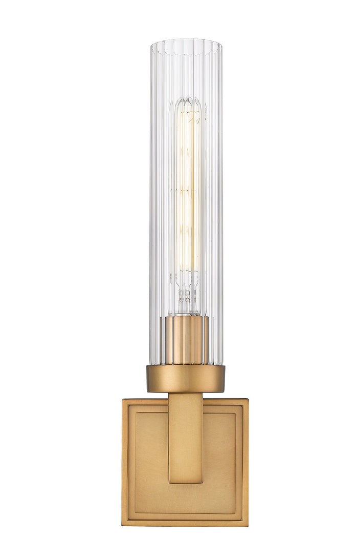 Wall Sconce Z-Lite 740-1S-RB Rubbed Brass Beau 1 Light Wall Sconce Z-Lite