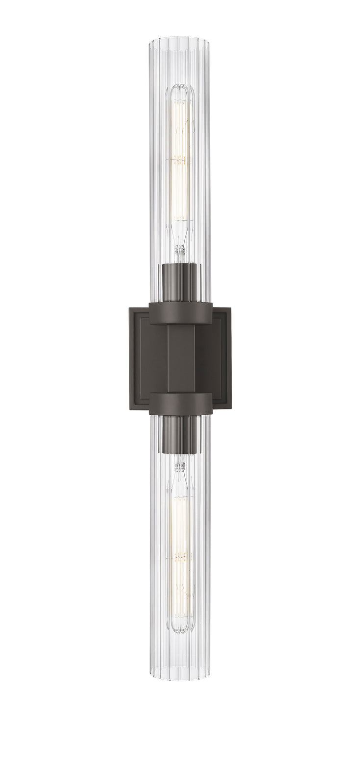 Wall Sconce Z-Lite 740-2W-BRZ Bronze Beau 2 Light Wall Sconce Z-Lite