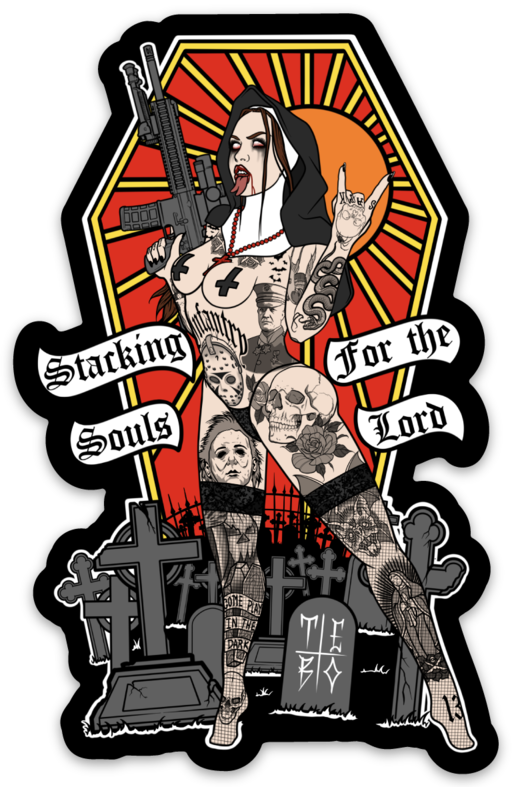 0311 Nun Sticker