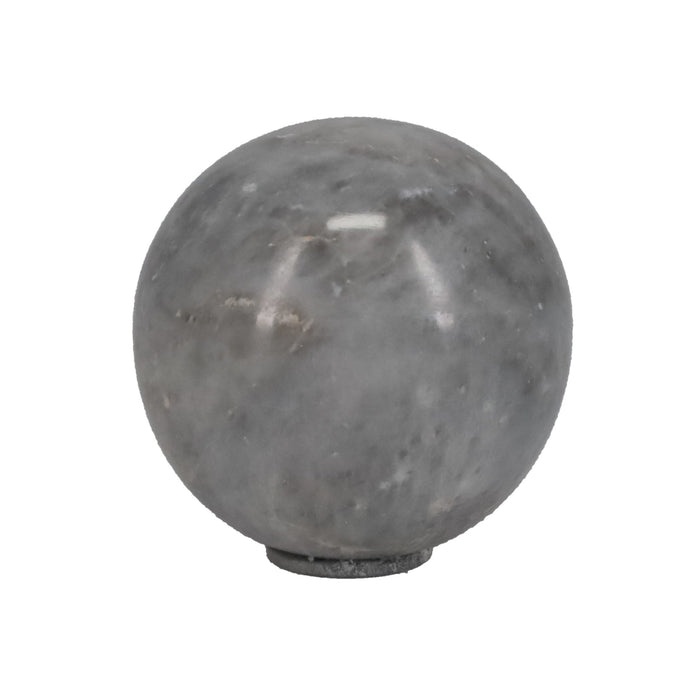 1-5/16" Diameter Finial, Marble Stone Grey, 1/4-27F Tap (15201GY)