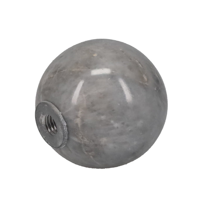 1-5/16" Diameter Finial, Marble Stone Grey, 1/4-27F Tap (15201GY)
