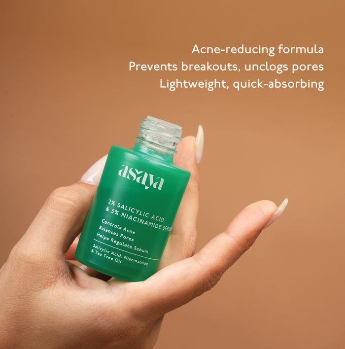 2% Salicylic Acid & 5% Niacinamide Serum - Reduce Open Pores, Blackheads & Whiteheads
